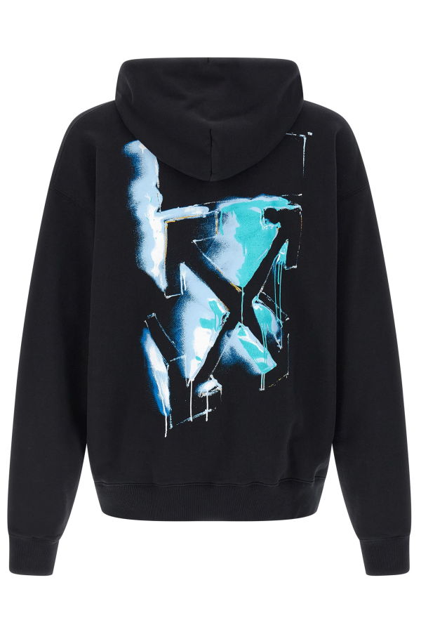 Off-White 3D Spray Arrow Skate Hoodie - Black