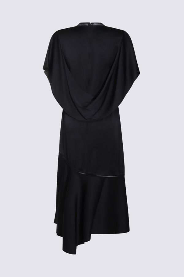 Fabiana Filippi Navy Viscose Dress - Blue