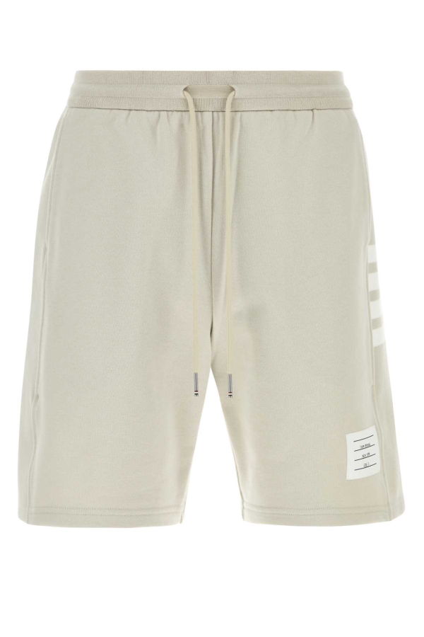 thom browne Sand Cotton Bermuda Shorts - Beige