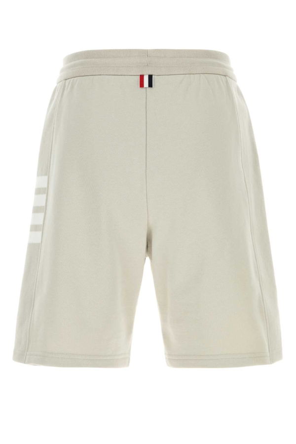 thom browne Sand Cotton Bermuda Shorts - Beige