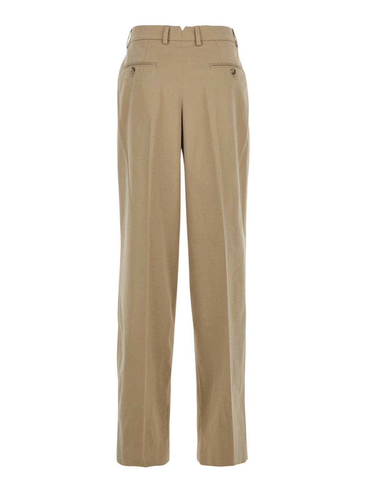 Ami Alexandre Mattiussi Pants With Belt Loops and Front Pleats - Beige - Image 2 of 3