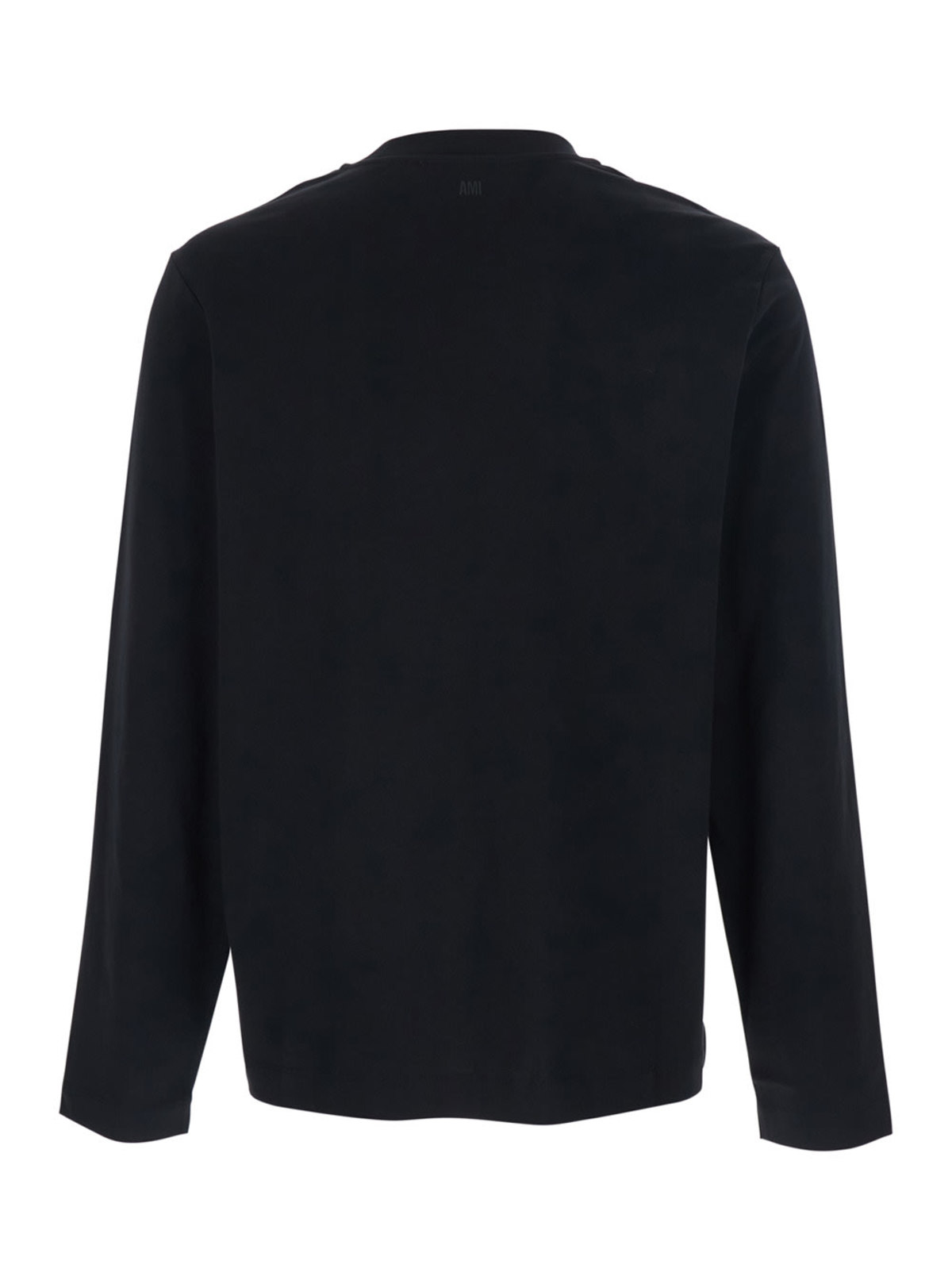 Ami Alexandre Mattiussi Quota Ami De Coeur Long Sleeve Tee - Black - Image 2 of 3