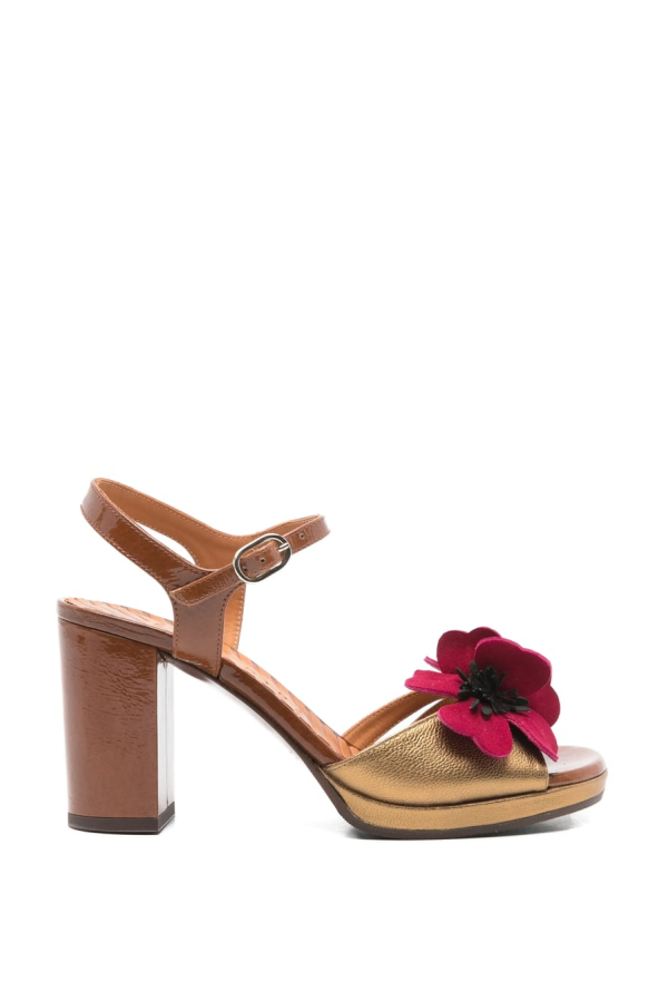 Chie Mihara Boots - Gold/Brown