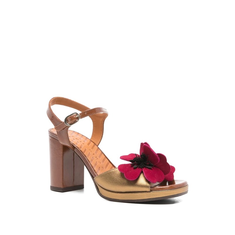 Chie Mihara Boots - Gold/Brown