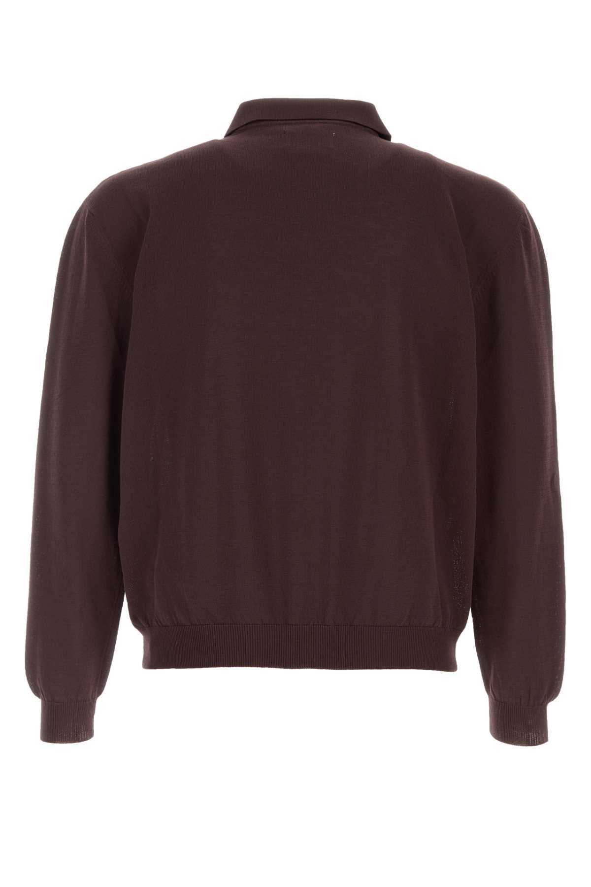 Magliano Purple Cotton Classic Polo Shirt - Purple - Image 2 of 2