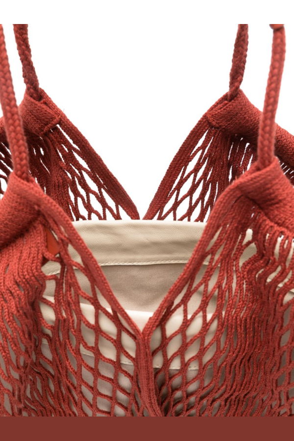 Hereu Calella Filt Tote Bag - Brown