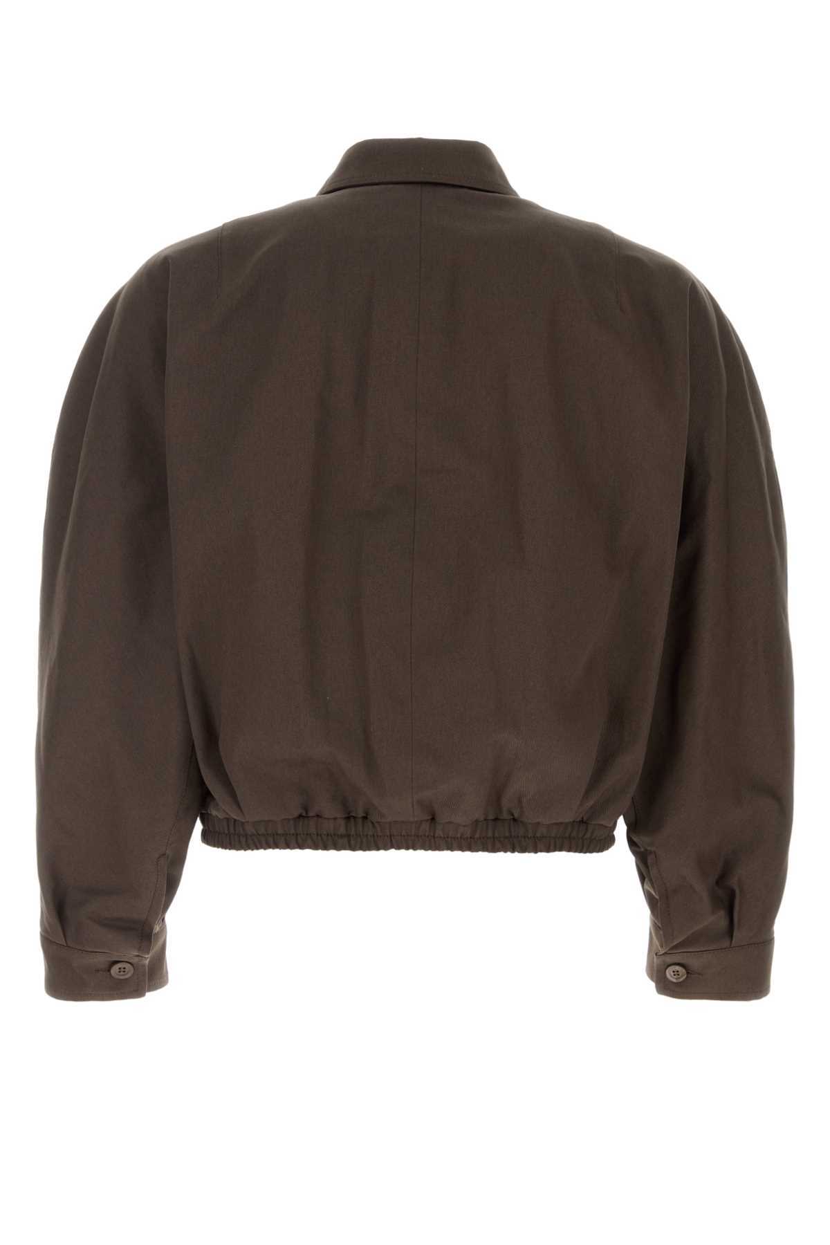 Magliano Chocolate Cotton Work Jacket - 76_BROWN - Image 2 of 2