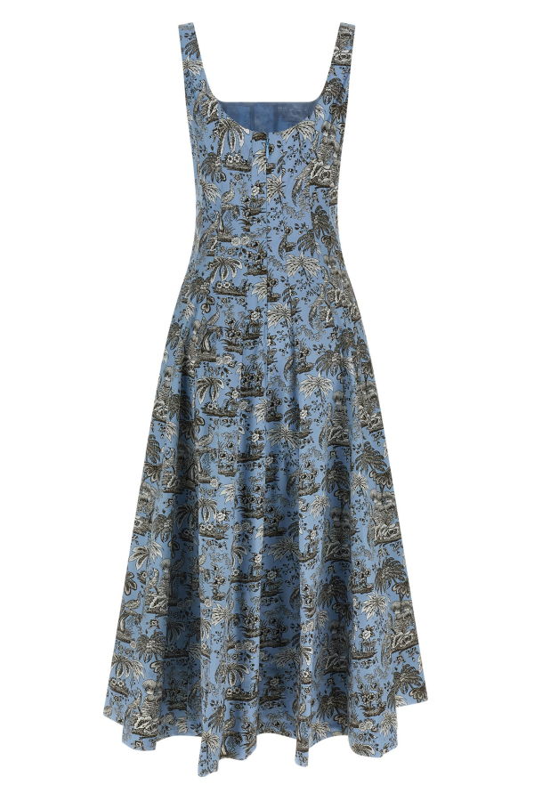Staud Wells Dress - Light Blue