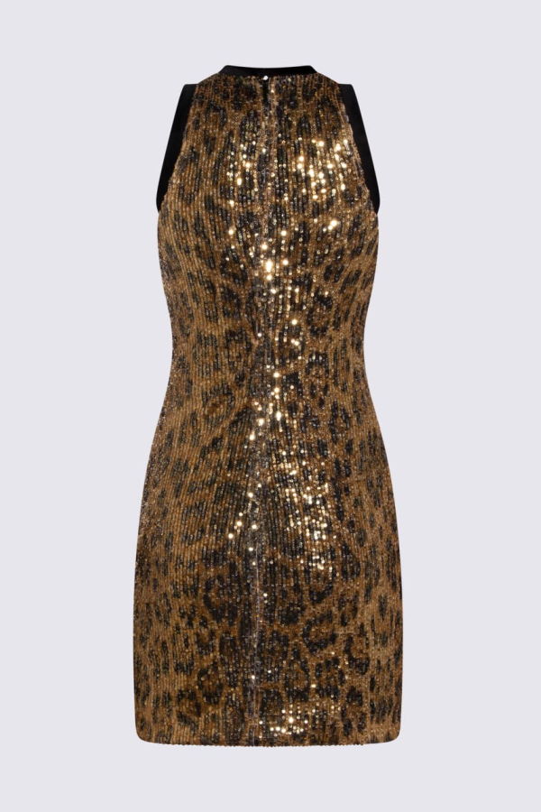 Roberto Cavalli Leopard Dress - Beige