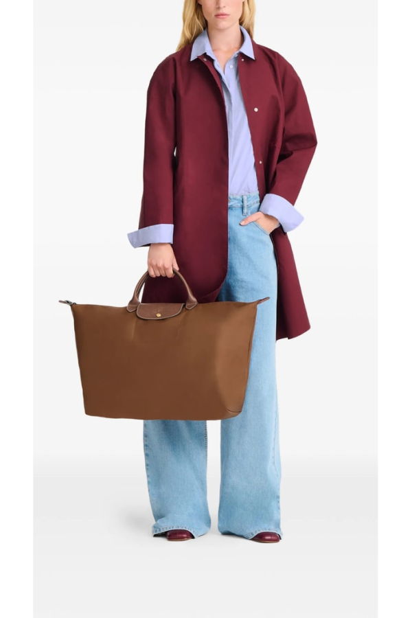 Longchamp Folding Bag - Brown