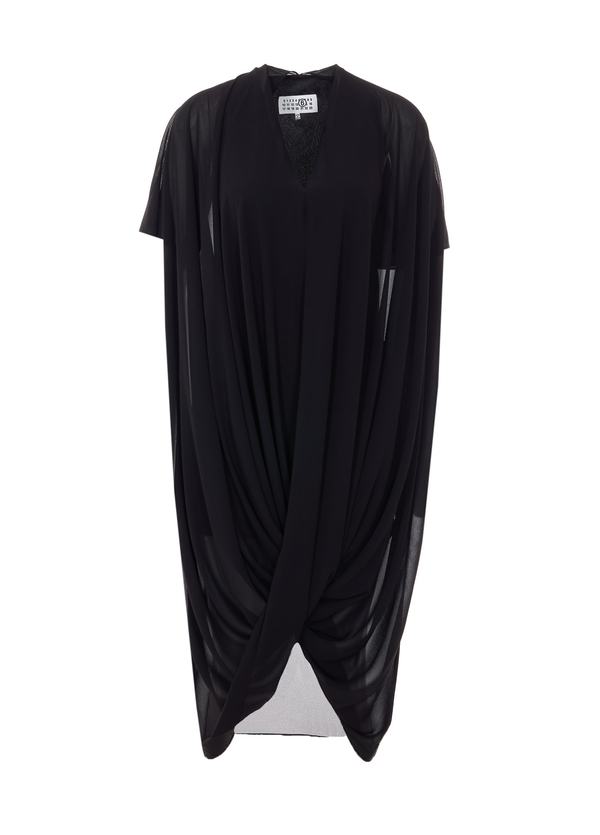 MM6 Maison Margiela Asymmetric Dress - Black