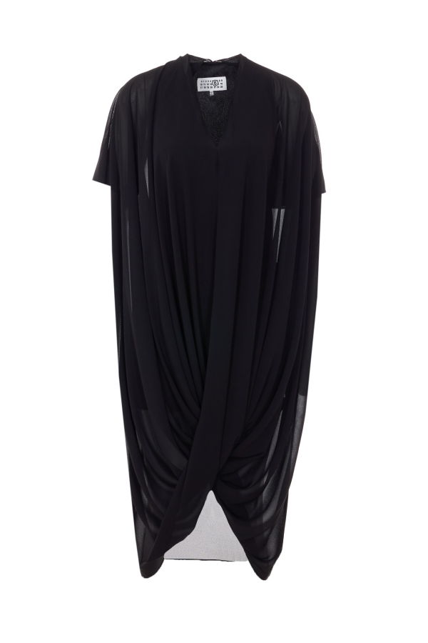 MM6 Maison Margiela Asymmetric Dress - Black