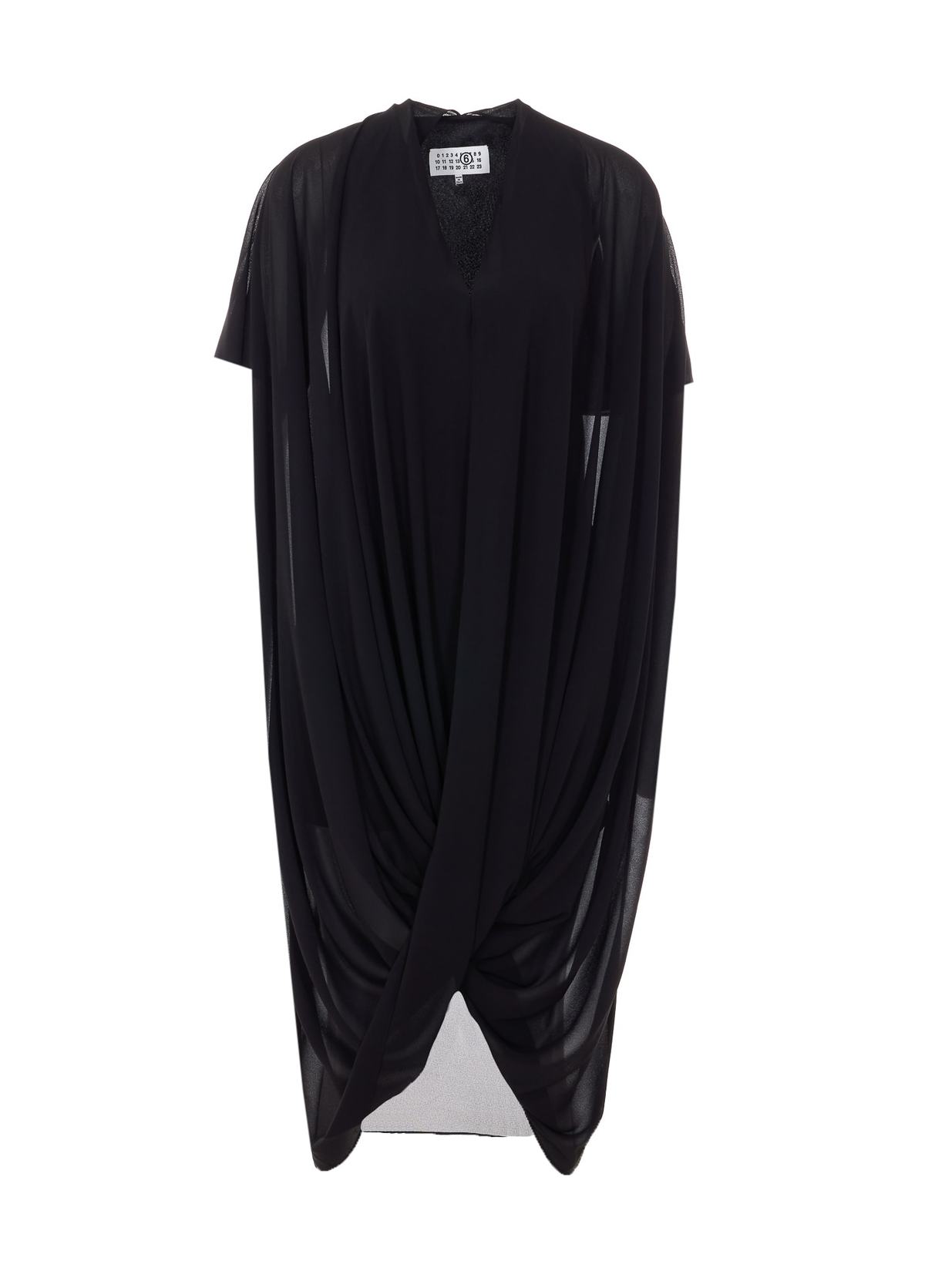 MM6 Maison Margiela Asymmetric Dress - Black - Image 1 of 4