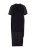MM6 Maison Margiela Asymmetric Dress - Black - Thumbnail 2