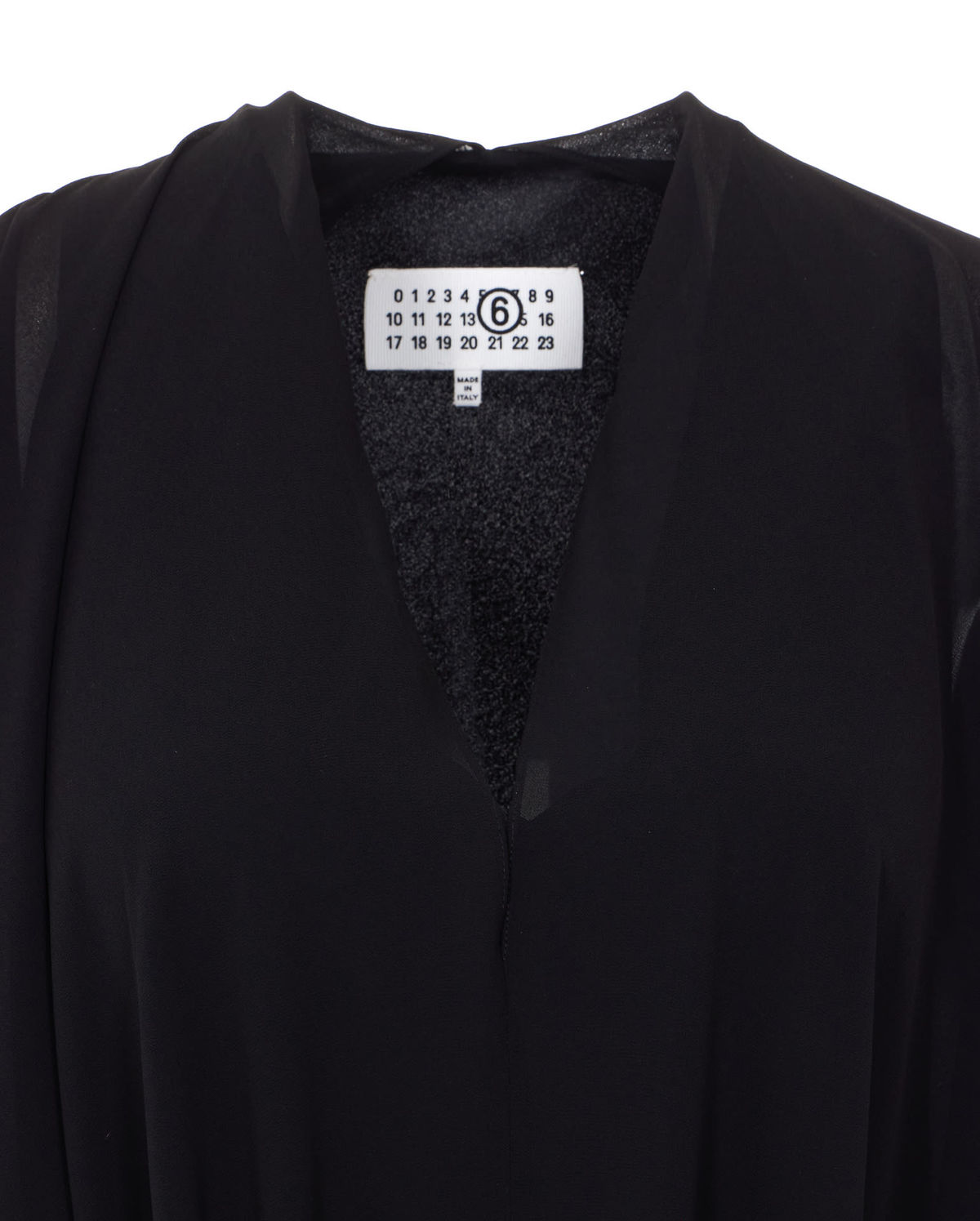 MM6 Maison Margiela Asymmetric Dress - Black - Image 4 of 4