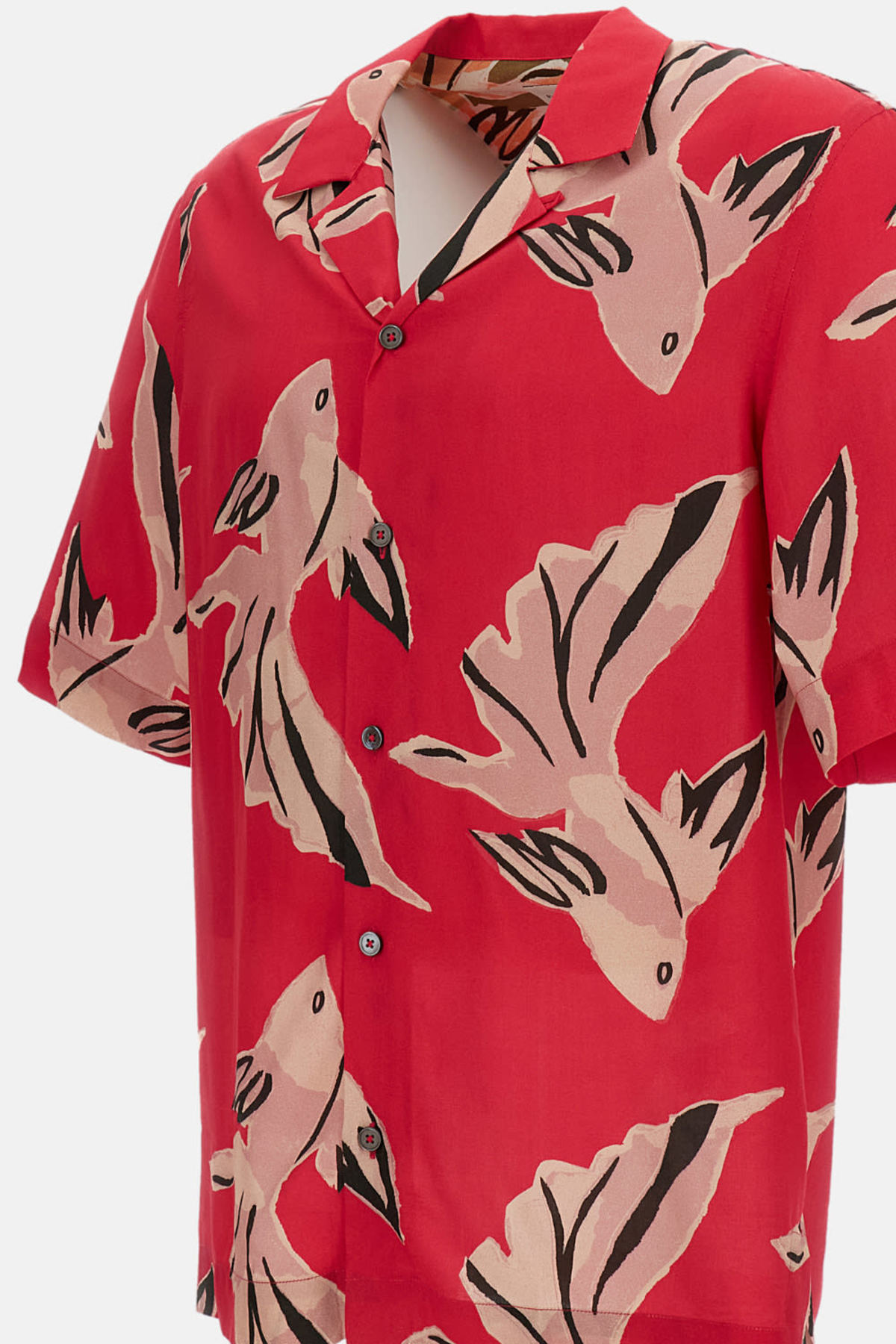 PAUL SMITH Short-Sleeve Oversize Shirt - Pink - Image 3 of 3