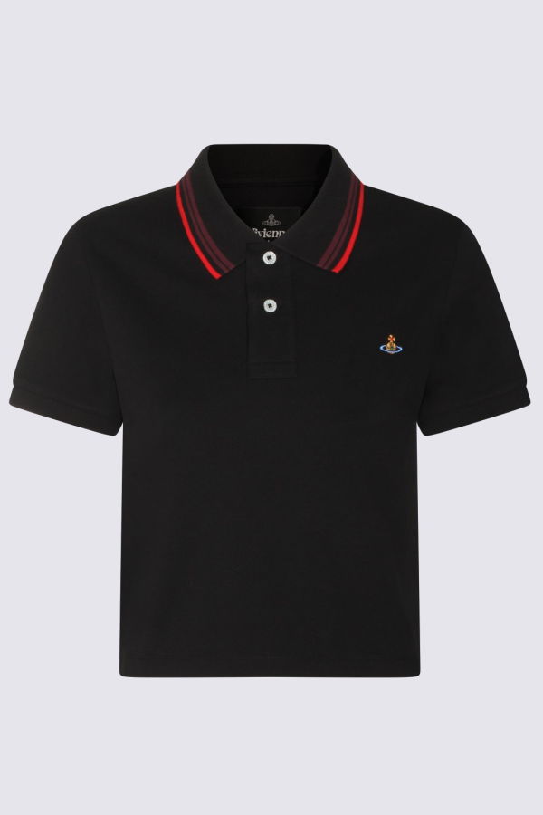 Vivienne Westwood Cotton Polo Shirt - Black