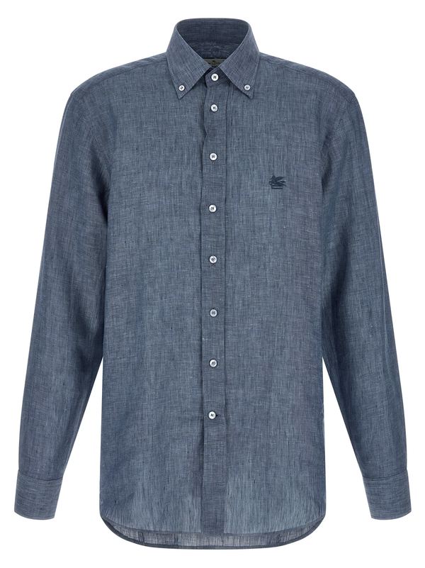 Etro Linen Shirt - Blue Etro Linen Shirt - Blue