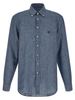 Etro Linen Shirt - Blue - Thumbnail 1