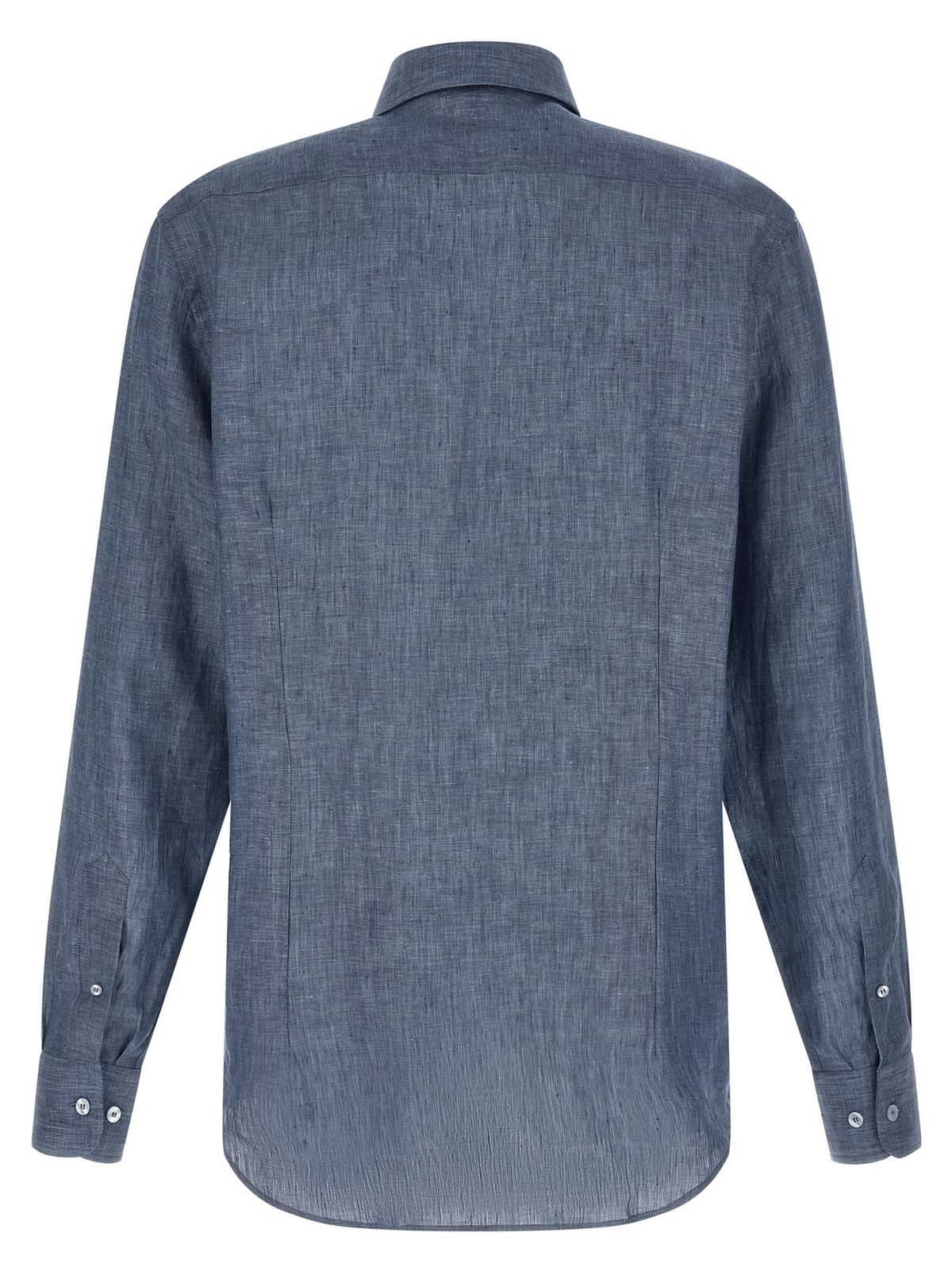 Etro Linen Shirt - Blue - Image 2 of 4