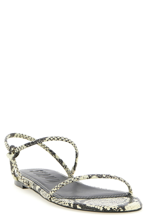Staud Laurel Sandals - White/Black