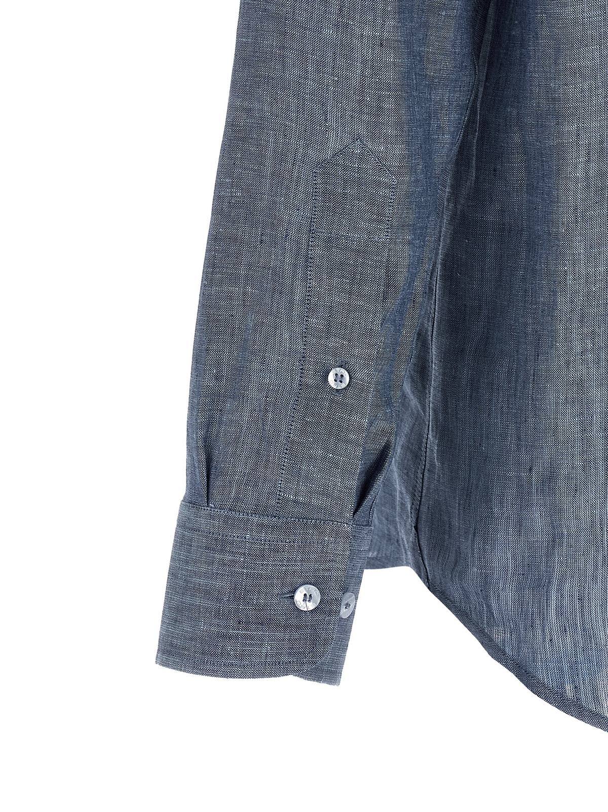 Etro Linen Shirt - Blue - Image 4 of 4