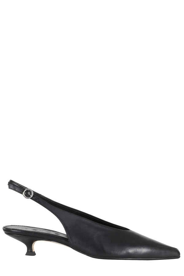 aeydē Camila Nappa Leather Heels - Black