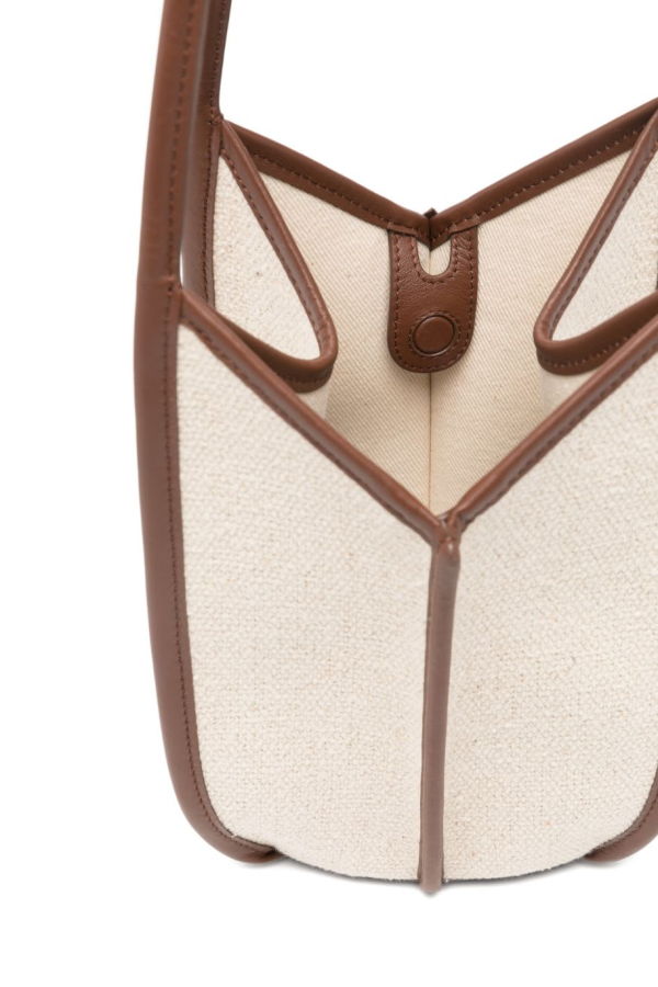 Hereu Calella Canvas Bucket Bag - Ivory