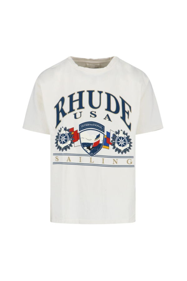 RHUDE Sailing Tee - White