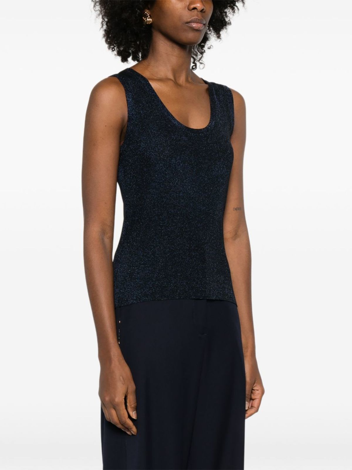 Fabiana Filippi Tank Top - Blue - Image 4 of 5