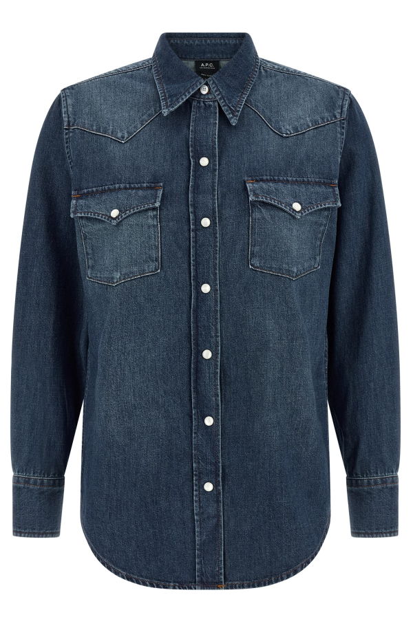 A.P.C. Western Shirt - Blue