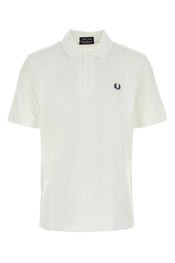 Fred Perry Piquet Polo Shirt - White