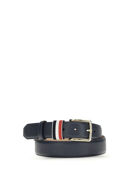 Our Legacy Flowers On Leather 2CM Belt - Black | Garmentory