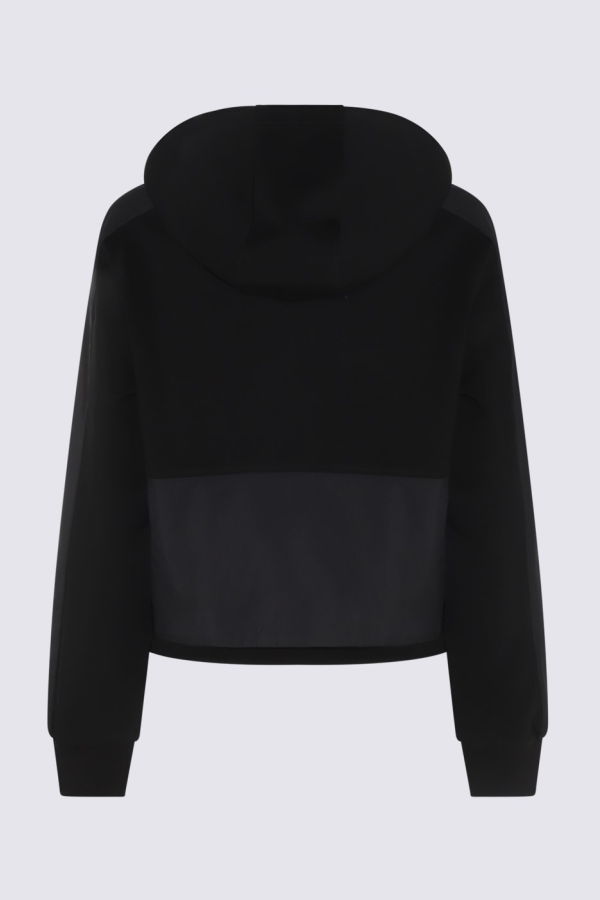 MOOSE KNUCKLES Black Cotton Sweatshirt - Black