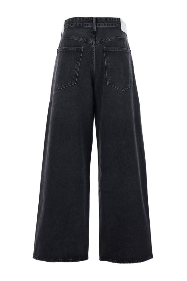 AGOLDE Vana Low-Crotch Jeans - Black