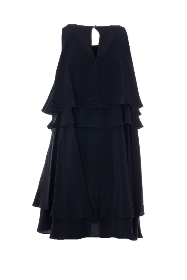 Ami Alexandre Mattiussi Mini Ruffles Dress - Black