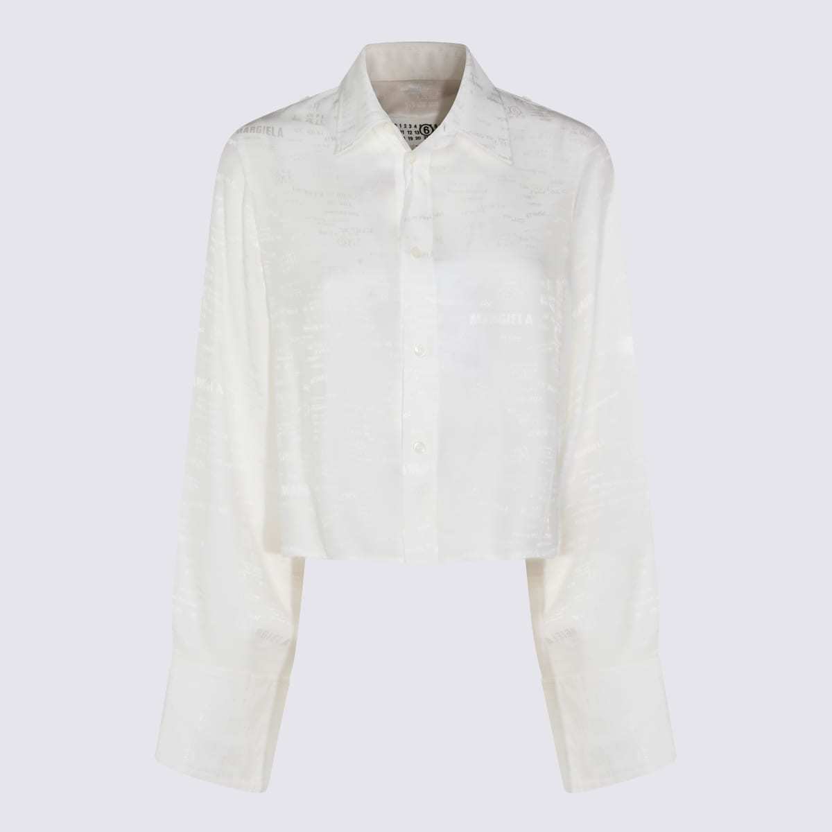 MM6 Maison Margiela Logo Shirt - Anthracite - Image 1 of 4