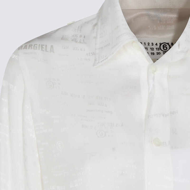 MM6 Maison Margiela Logo Shirt - Anthracite
