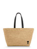 Ami Alexandre Mattiussi Ami De Coeur Raffia Shoulder Bag - Naturel - Thumbnail 1