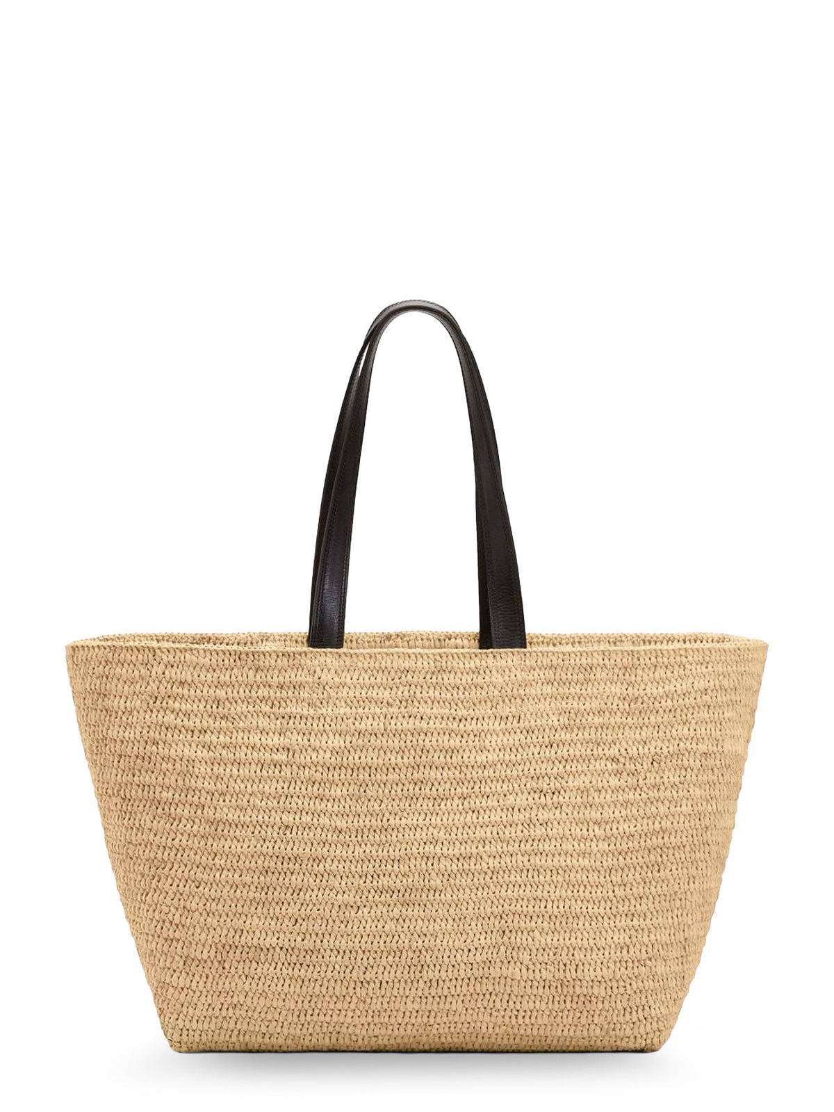 Ami Alexandre Mattiussi Ami De Coeur Raffia Shoulder Bag - Naturel - Image 2 of 4