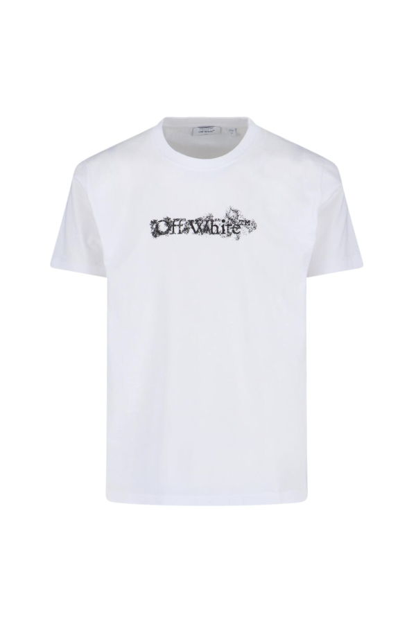 Off-White Flower Skate T-Shirt - White