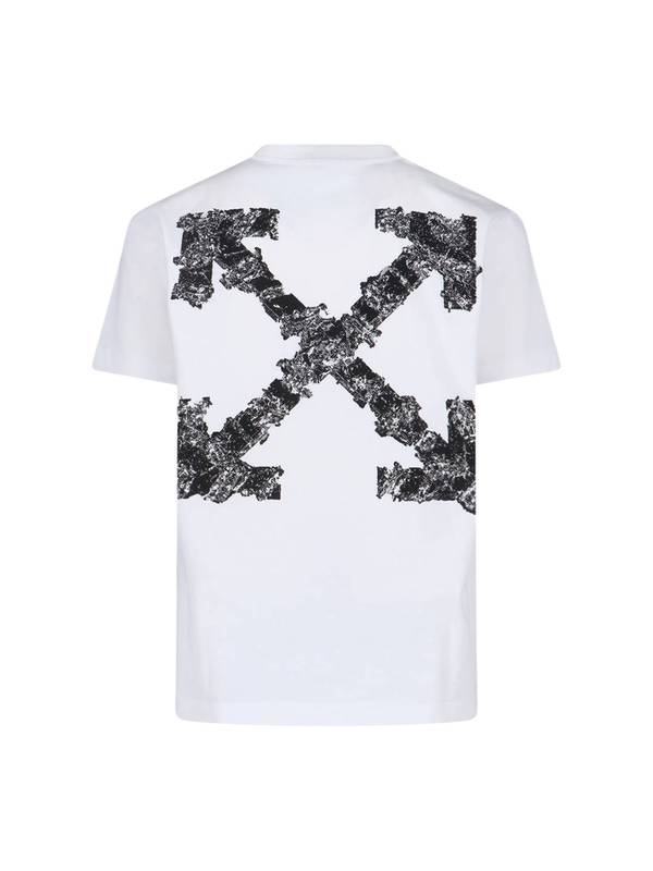 Off-White Flower Skate T-Shirt - White