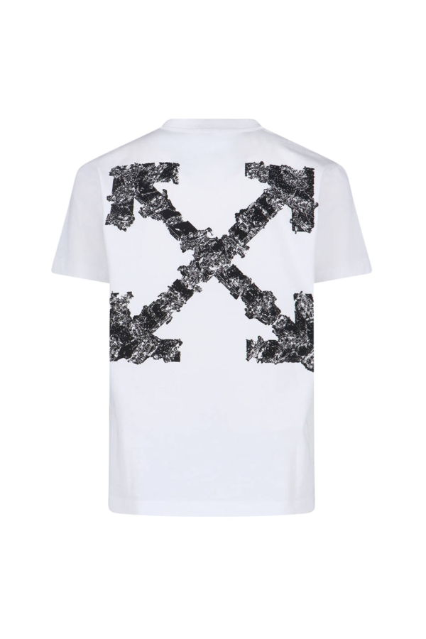 Off-White Flower Skate T-Shirt - White