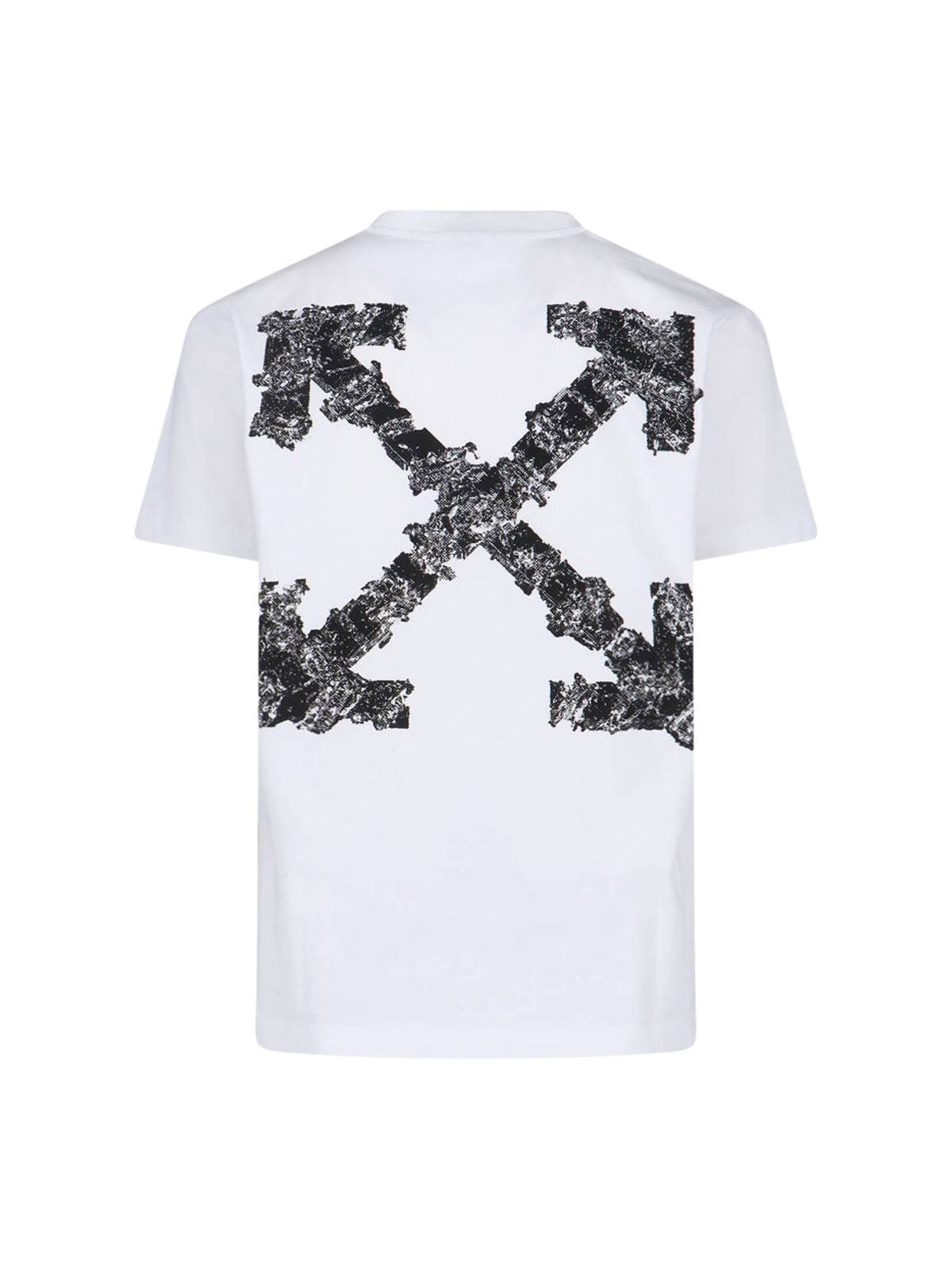 Off-White Flower Skate T-Shirt - White - Image 2 of 3