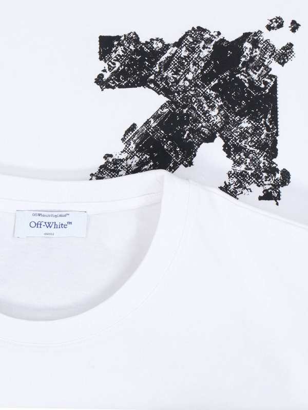 Off-White Flower Skate T-Shirt - White