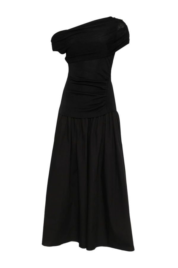 Self-Portrait Midi Dress - Black