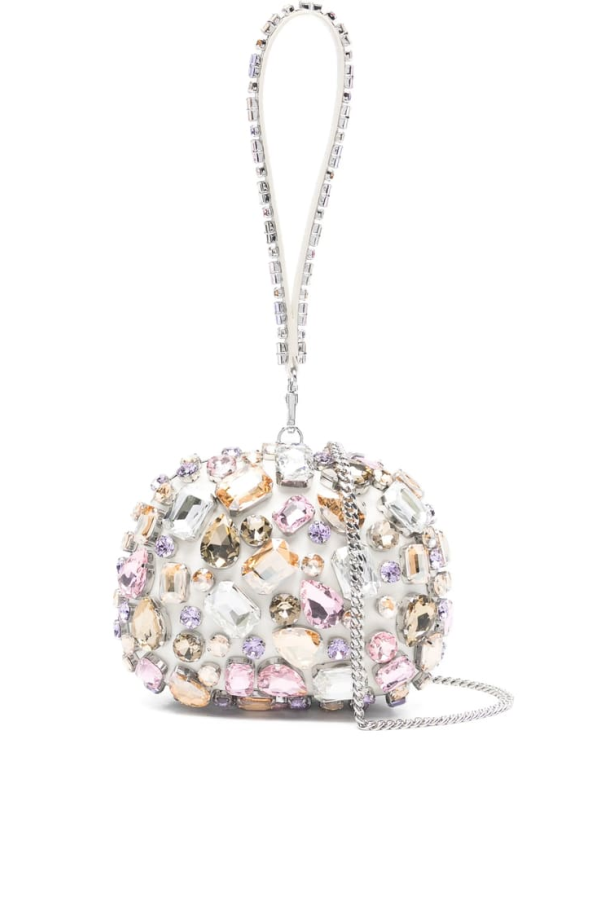 Self-Portrait Clutch - White