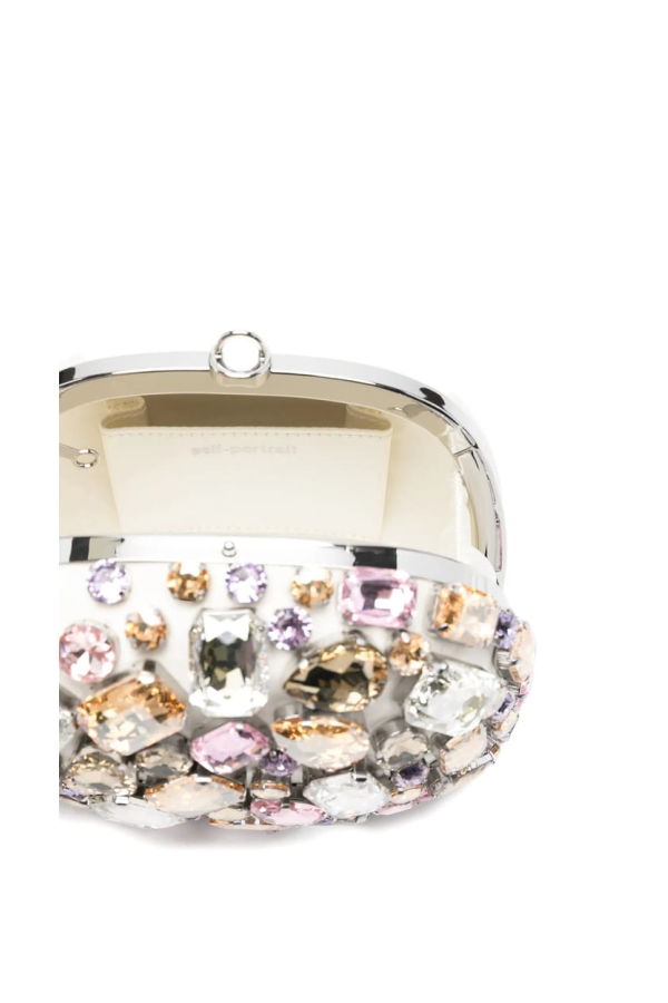 Self-Portrait Clutch - White