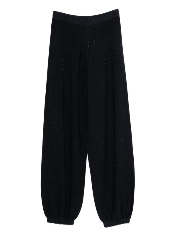 Fabiana Filippi Wool And Cotton Trousers - Blue