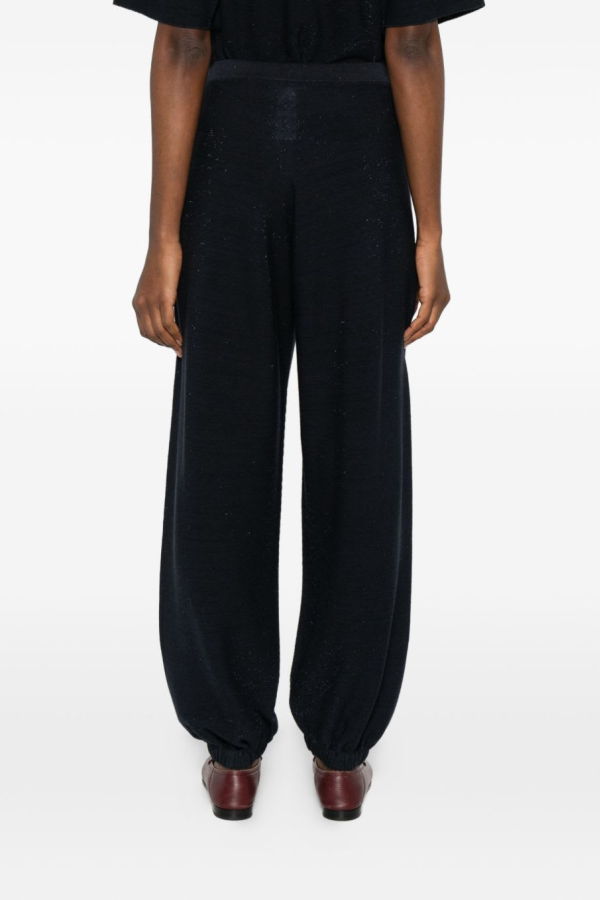 Fabiana Filippi Wool And Cotton Trousers - Blue
